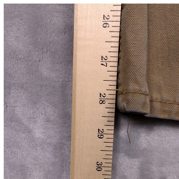 CE Schmidt Workwear Pants Mens 40x28 Rugged Work Carpenter Jeans Brown Distress - Picture 5 of 9